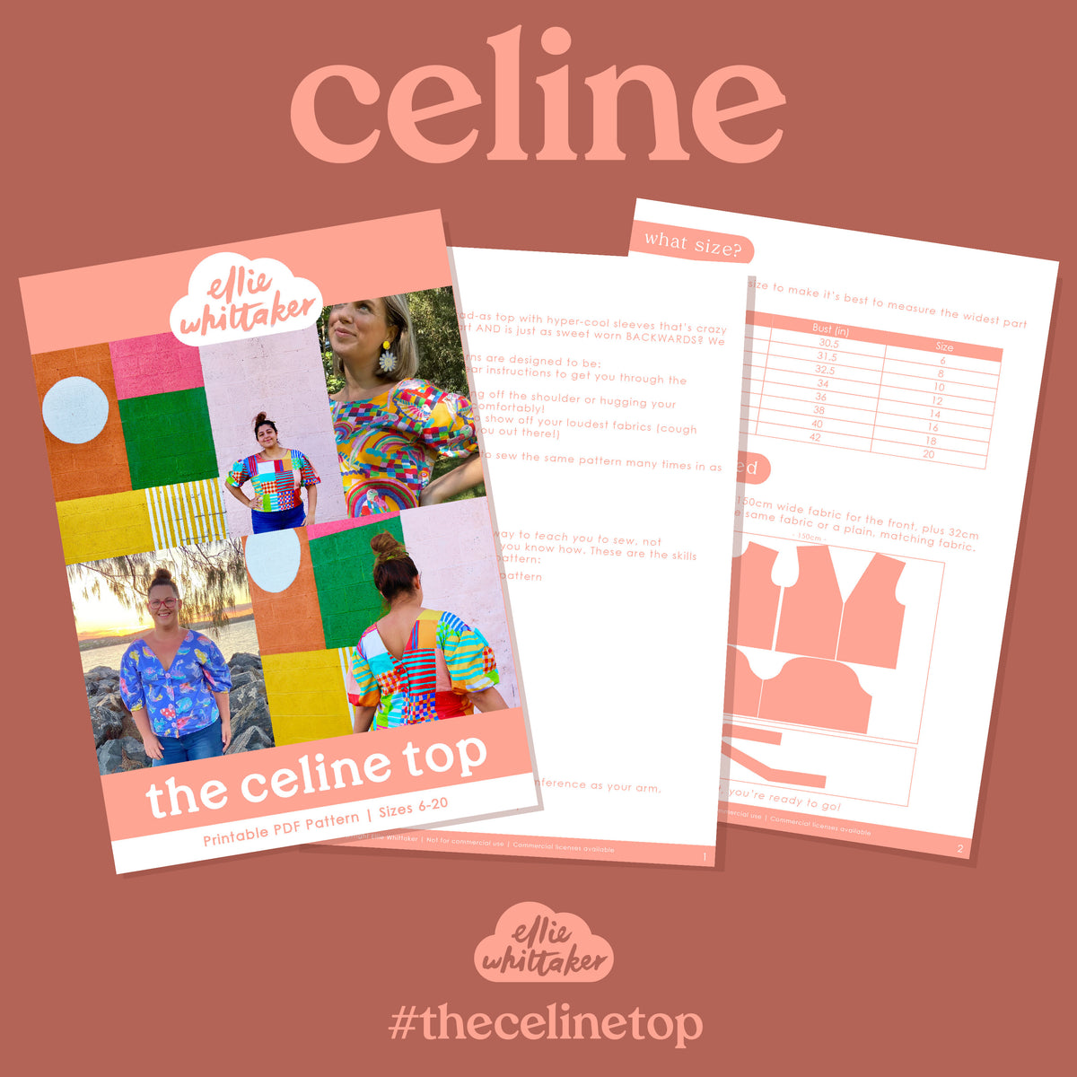The Celine Top - PDF Pattern